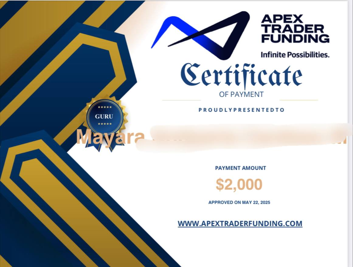 Print original de certificado de pagamento de US$ 2.000